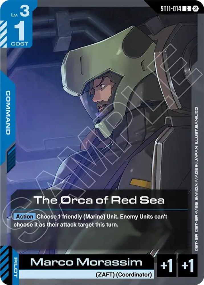 The Orca of Red Sea, Standard, front
