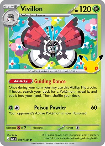 Vivillon, Card 008/128
