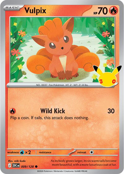 Vulpix, Card 009/128