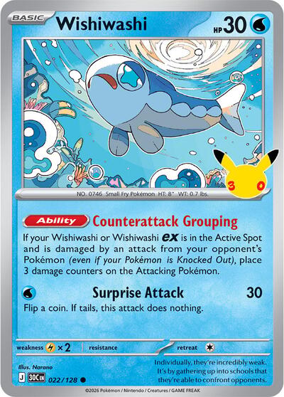 Wishiwashi, Card 022/128