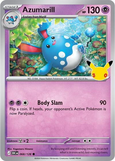 Azumarill, Card 068/128