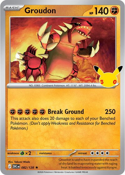 Groudon, Card 082/128