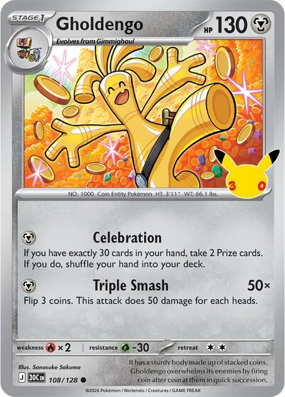 Gholdengo - 108/128, Card 108/128