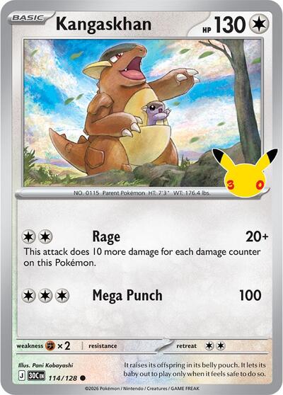 Kangaskhan, Card 114/128