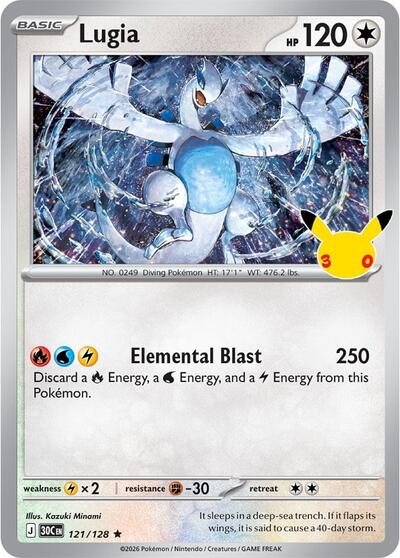 Lugia, Card 121/128