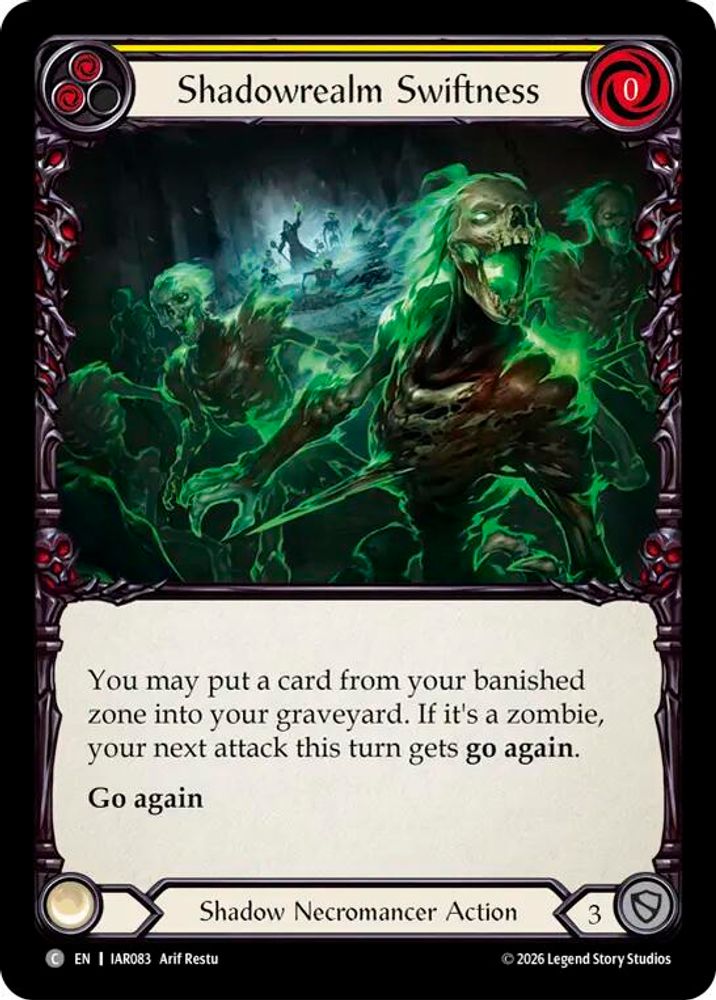 Shadowrealm Swiftness, Standard, front