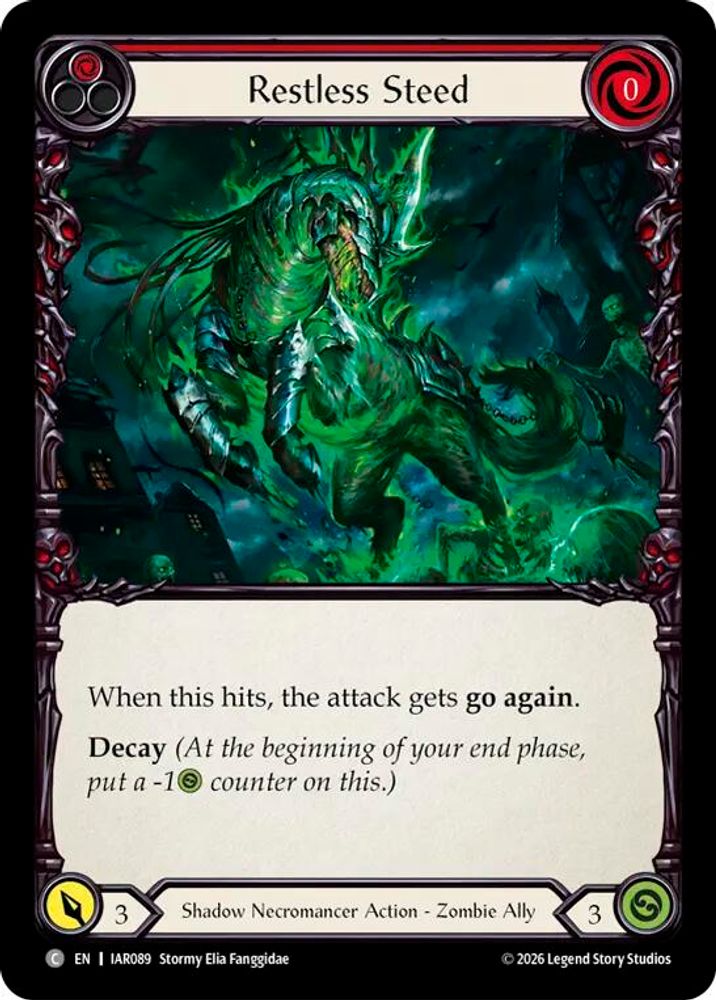 Restless Steed, Standard, front