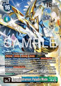 Imperialdramon: Paladin Mode (Alternate Art) card art