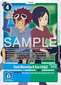 Davis Motomiya & Ken Ichijoji card art