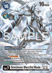 Omnimon: Merciful Mode (Alternate Art) card art
