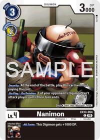 Nanimon card art