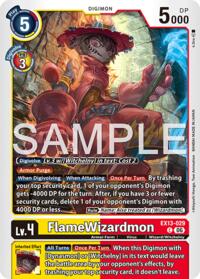 FlameWizardmon card art