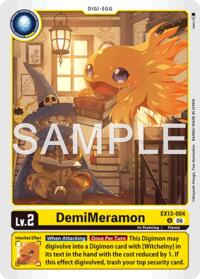 DemiMeramon card art