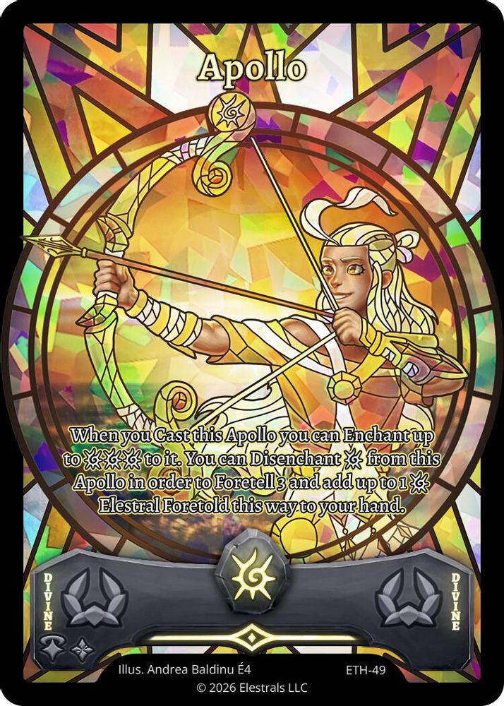 Apollo, Holo, front