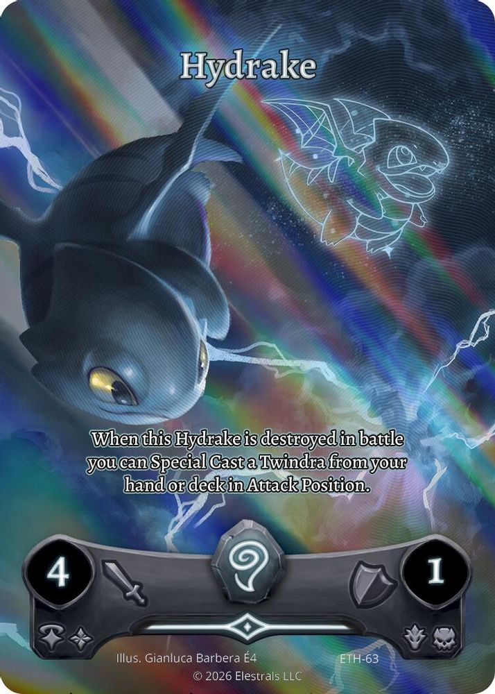 Hydrake, Holo, front