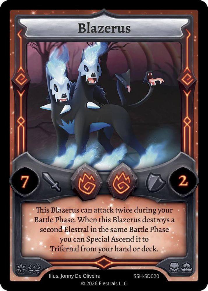 Blazerus, Standard, front