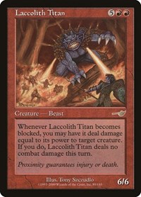Laccolith Titan, Nemesis
