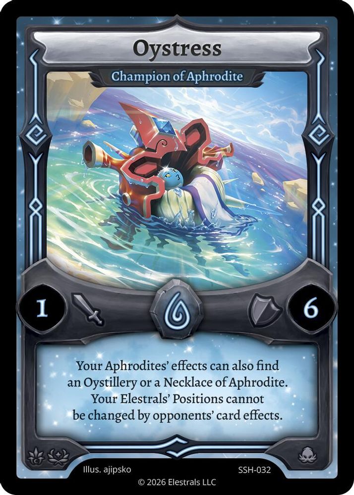 Oystress - Champion of Aphrodite, Standard, front