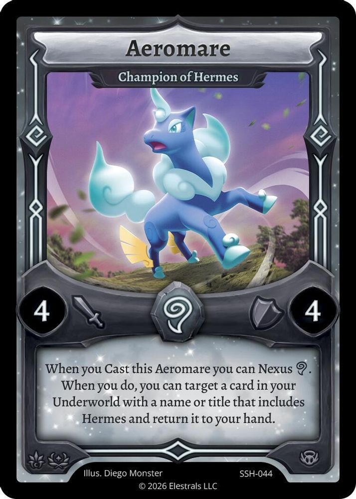 Aeromare - Champion of Hermes, Standard, front