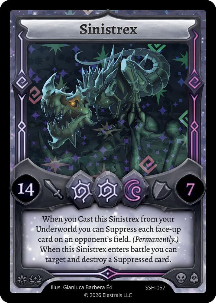 Sinistrex, Standard, front
