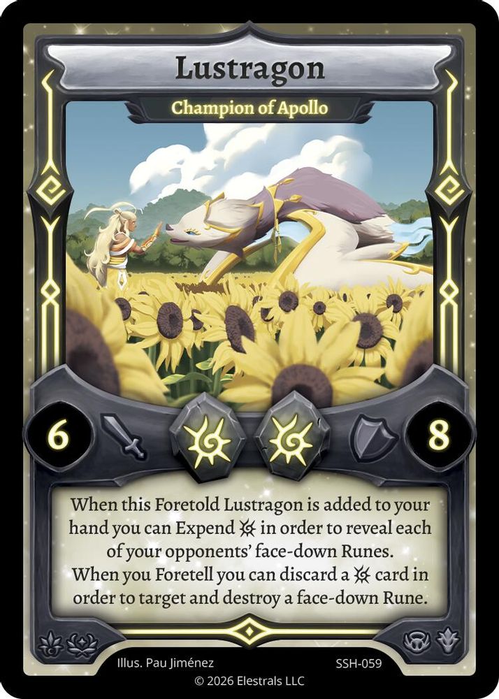 Lustragon - Champion of Apollo, Standard, front