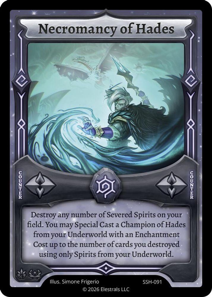 Necromancy of Hades, Standard, front