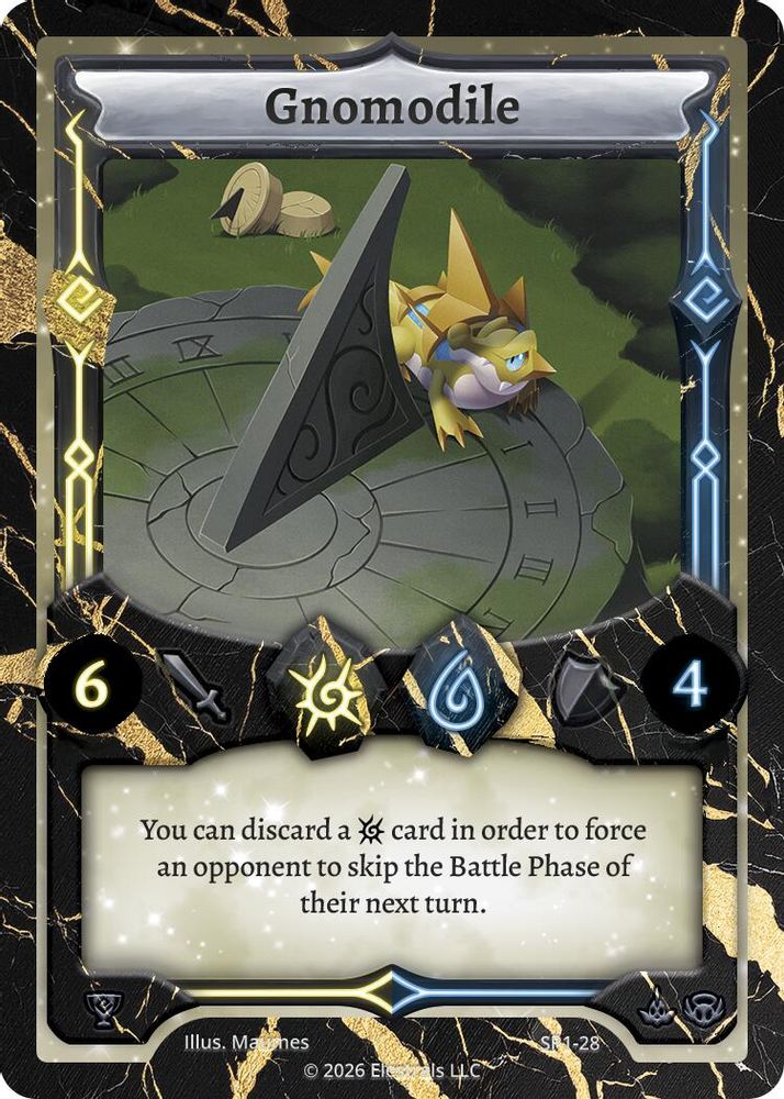 Gnomodile, Standard, front