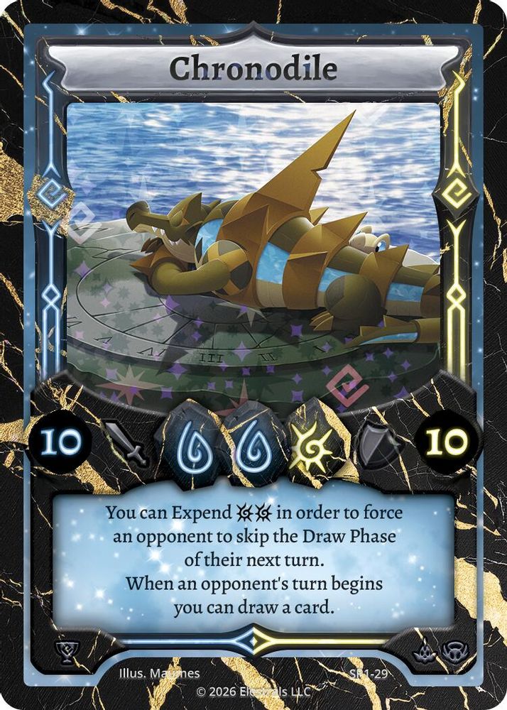 Chronodile, Holo, front