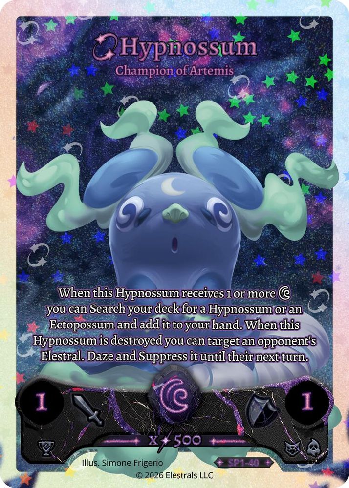Hypnossum - Champion of Artemis, Holo, front