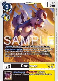 Dorumon card art