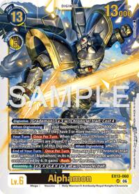 Alphamon card art