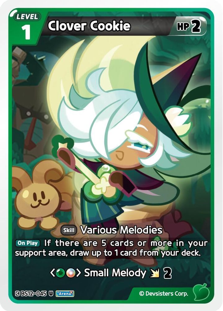 Clover Cookie, Standard, front