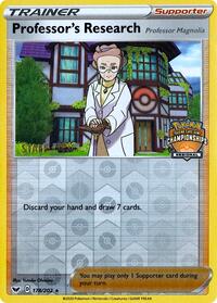 Professor's Research [Professor Magnolia] - 178/202 (Regional Championships) [Staff] card art