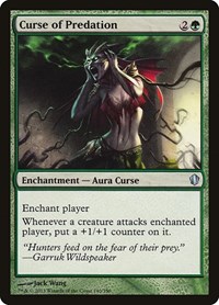 Curse of Predation, Commander 2013