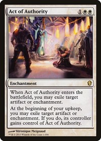 Act of Authority, Commander 2013