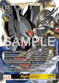 Alphamon (Alternate Art) card art