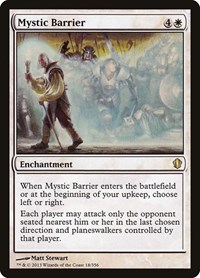 Mystic Barrier, Commander 2013