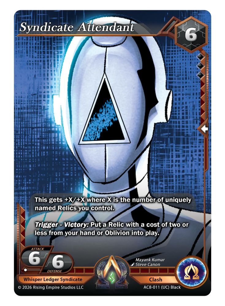 Syndicate Attendant, Standard, front