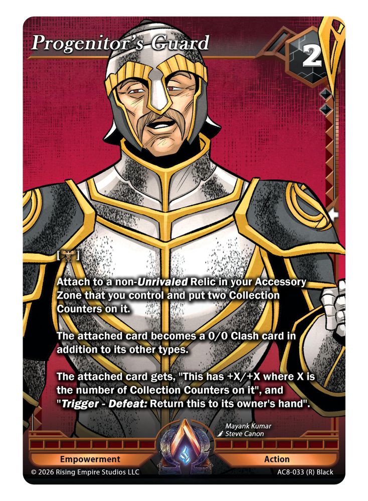 Progenitor's Guard, Standard, front