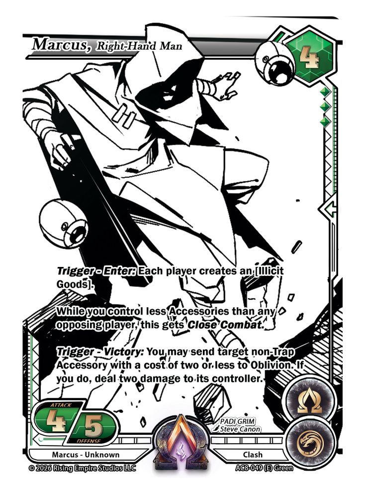 Marcus, Right-Hand Man (Ink), Standard, front