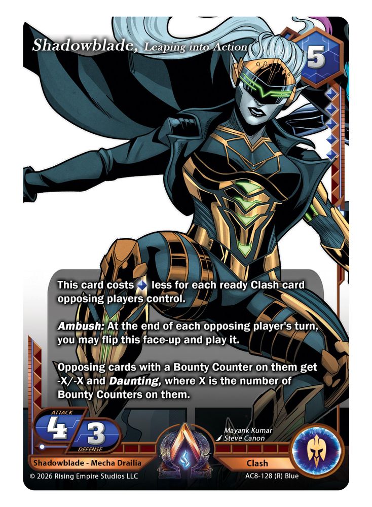 Shadowblade, Leaping into Action, Standard, front