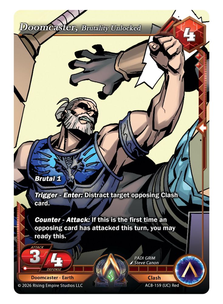 Doomcaster, Brutality Unlocked, Standard, front