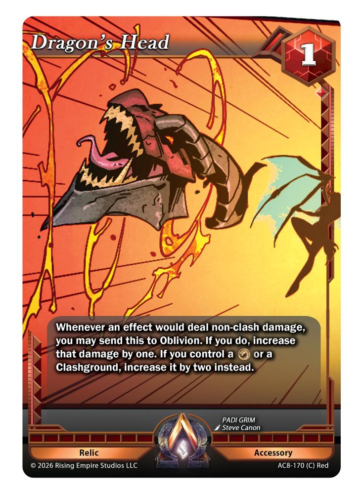 Dragon's Head, Standard, front
