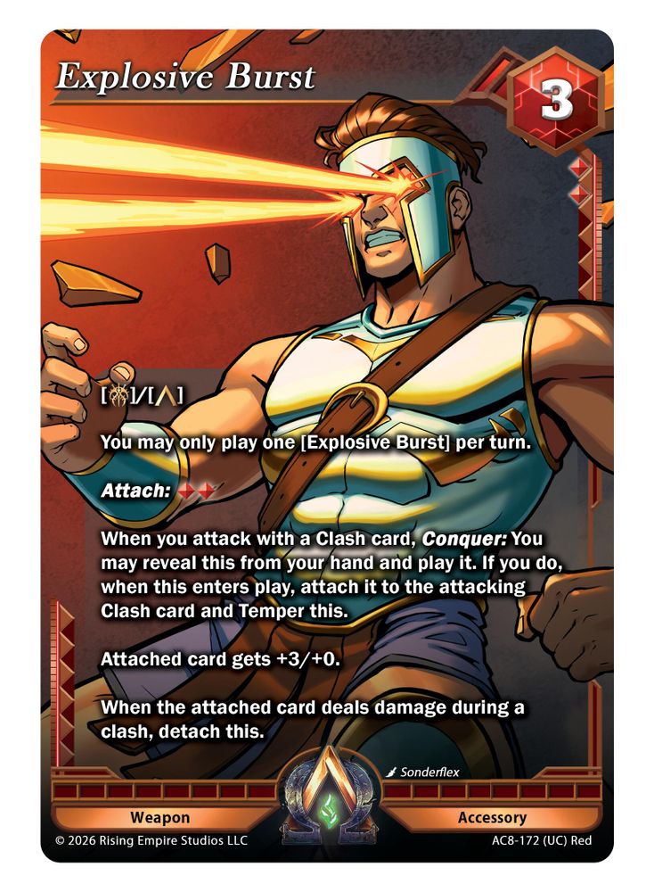 Explosive Burst, Standard, front