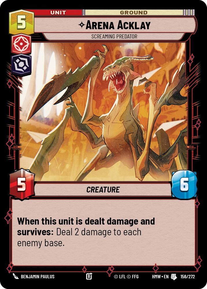 Arena Acklay Screaming Predator