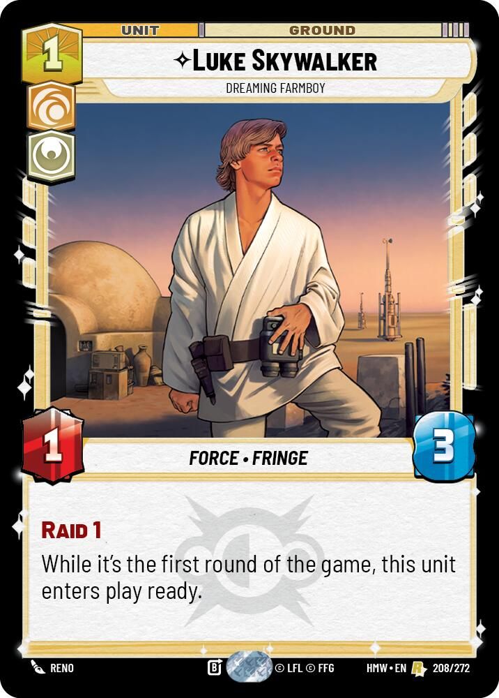 Luke Skywalker Dreaming Farmboy