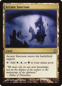 Arcane Sanctum, Commander 2013