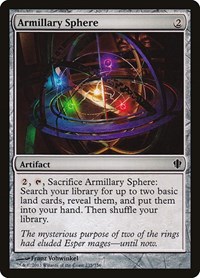 Armillary Sphere, Commander 2013
