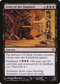Army of the Damned, Commander 2013