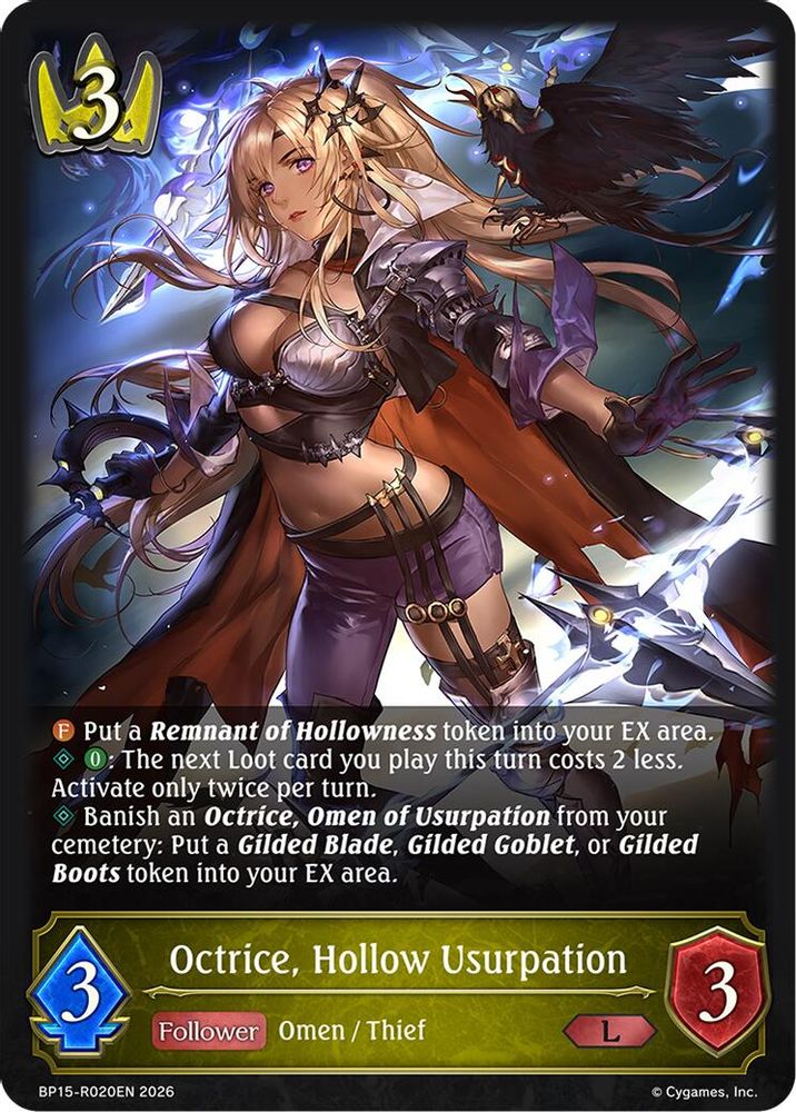 Octrice, Hollow Usurpation, Standard, front